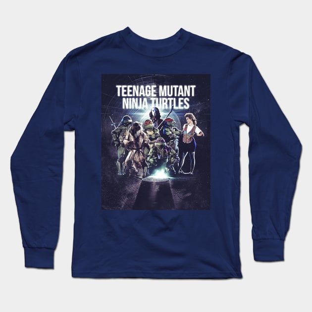 Teenage Mutant Ninja Turtles Shirt Mens 2XL XXL Blue TMNT Movie Cotton  Pullover
