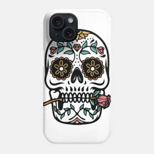 Mexican ornament skull Phone Case