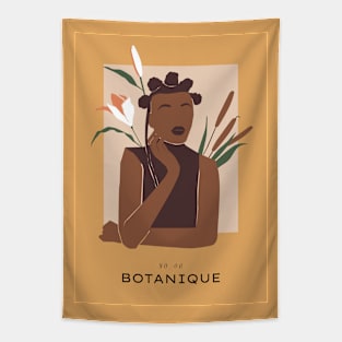 Botanique Exotic Woman Tapestry