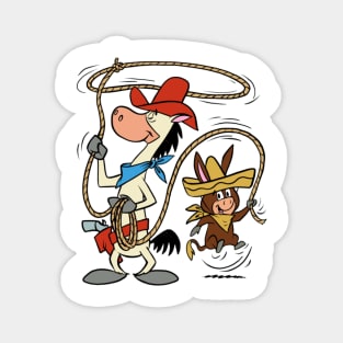 Quick Draw McGraw And Baba Looey Roping Magnet