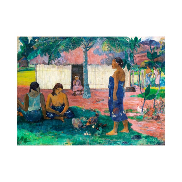 Why Are You Angry (1896) by Paul Gauguin by WAITE-SMITH VINTAGE ART