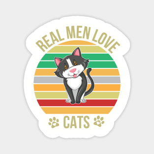 Real Men Love Cats Magnet