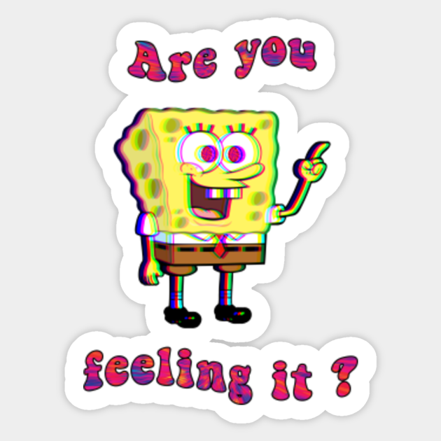 Spongebob on Acid - Trippy - Sticker