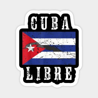 Cuba Libre Cuban Flag Magnet