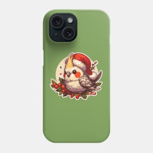 chonky Christmas cockatiel Phone Case