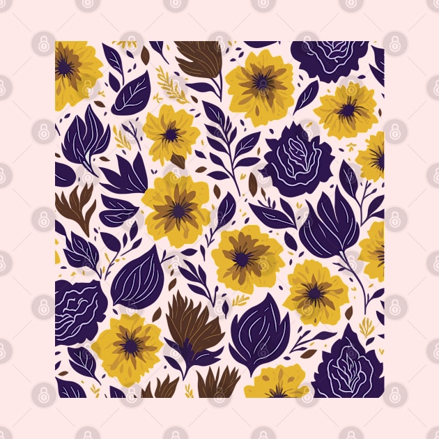 Flower pattern by webbygfx
