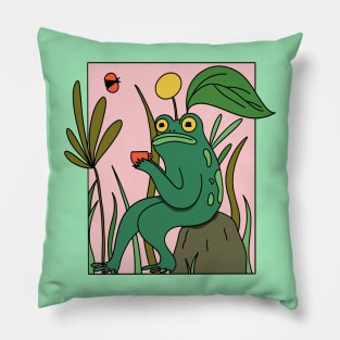 LOVERS OF FROGS AND TOADS Pillow