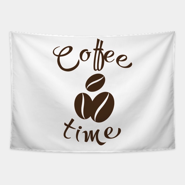 Coffee time Tapestry by designbek