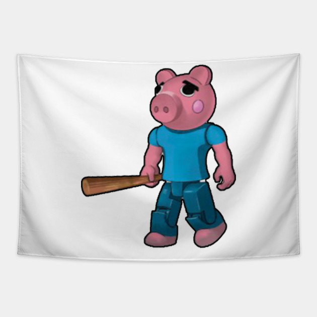 Piggy Roblox Roblox Game Roblox Characters Piggy Roblox Tapestry Teepublic Au - roblox games piggy