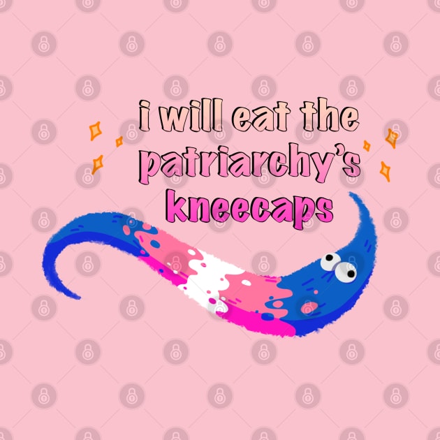 trans pride worm monches the patriarchy by egg