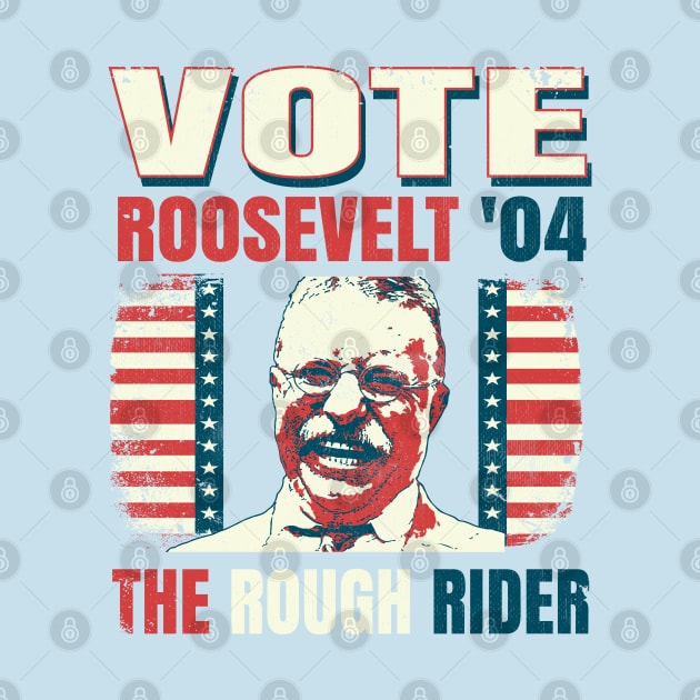 Vintage Style Voting Poster Theodore "Teddy" Roosevelt 1904 by The 1776 Collection 