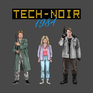 Tech-Noir Neon 1984 T-Shirt