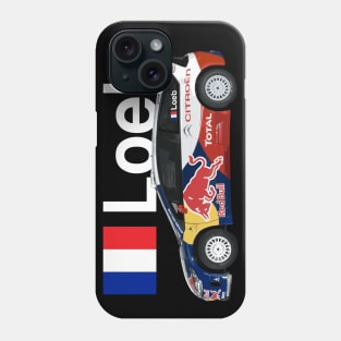 WRC CAR CITROEN Loeb C4 Sébastien winning Citroën C4 2008 Phone Case