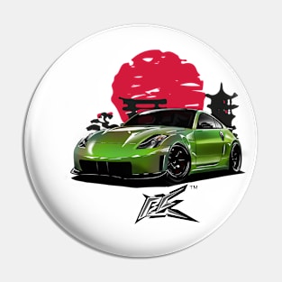 nismo 350z pearl fluorascent green Pin