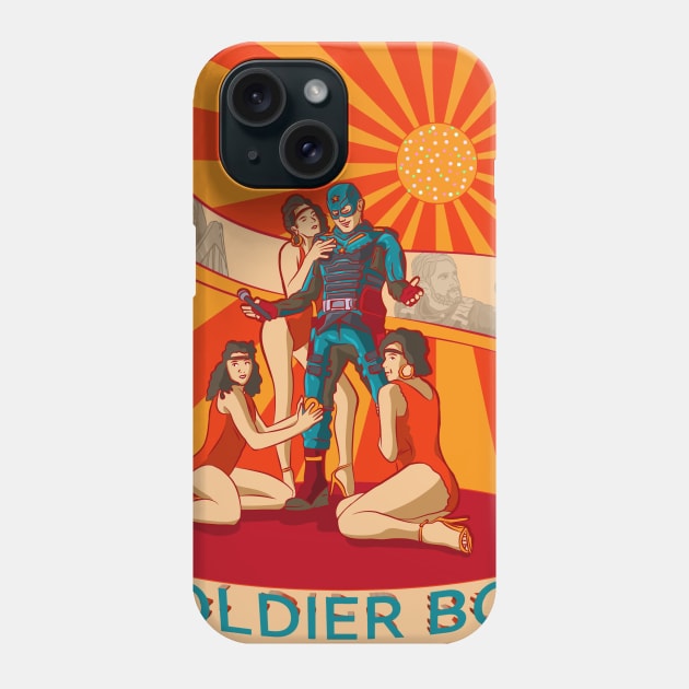 soldier boy - the boys amazon Phone Case by super villain