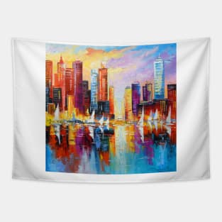 Evening new York Tapestry