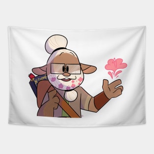 Merle Using Flower Magic Tapestry