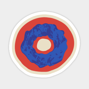 Strawberry Blueberry Donut Magnet