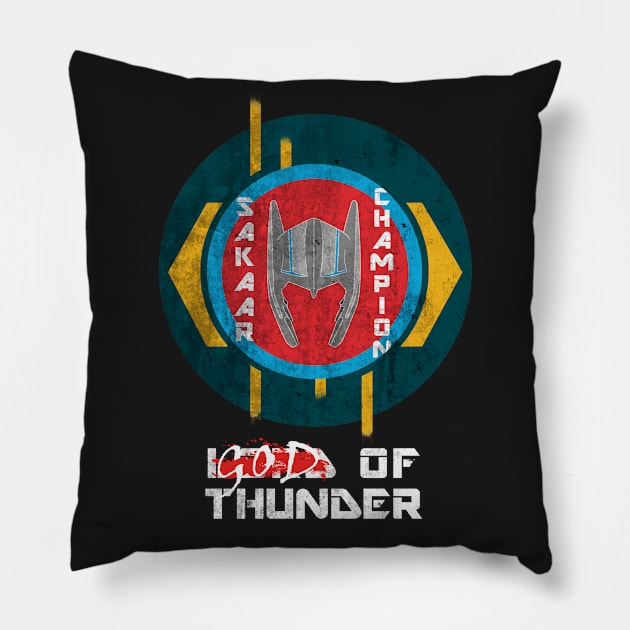 Sakaar's Champion - Thor Pillow by alarts