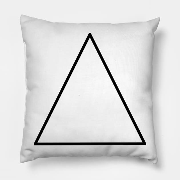 Fire Element Symbol Pillow by luckylucy
