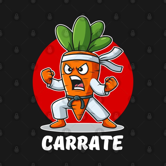 Carrate Karate Carrot Student Teacher Trainee Trainor by valeriegraydesign