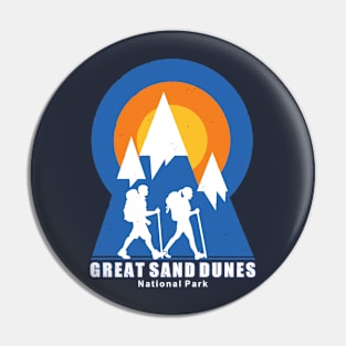 Hiking in Great Sand Dunes National Park Pin