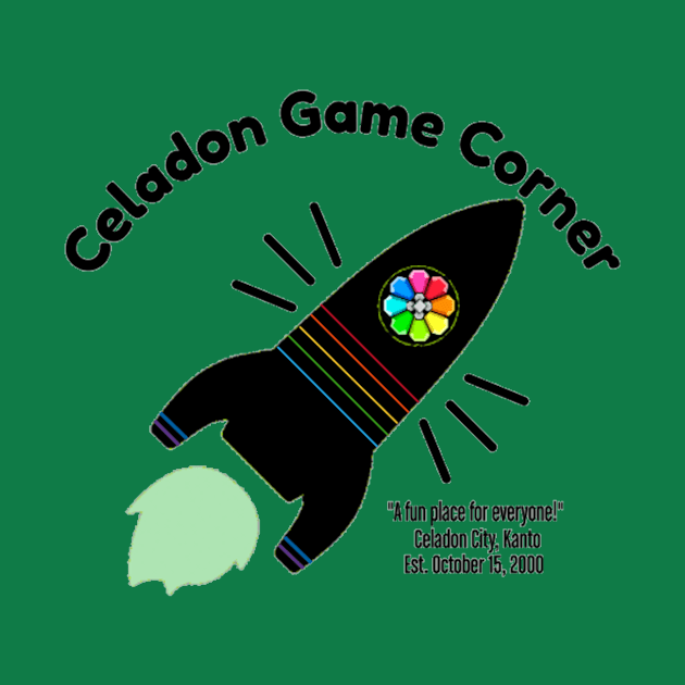 Celadon Game Corner Black Text by CarmineDesigns