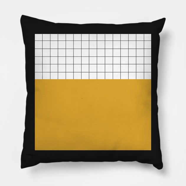 Tidy (Yellow) Pillow by summer-sun-art