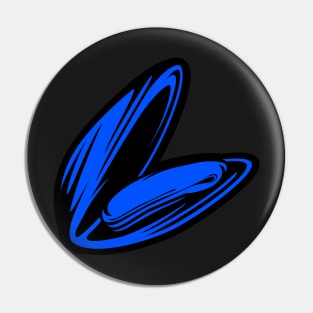 Blue Mussel Pin