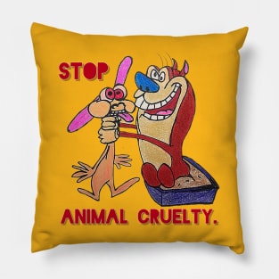 Stimpy and Ren Pillow