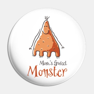 Mom's Sweet Monster Pin