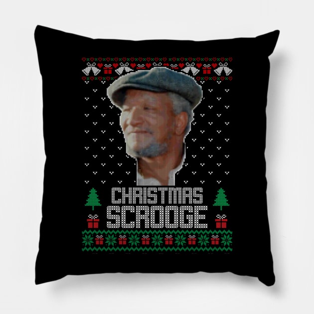 Fred Sanford christmas Pillow by crocamasistudios