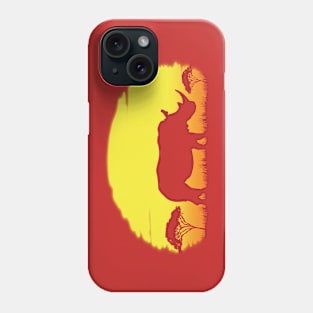 Rhino Sunrise Phone Case