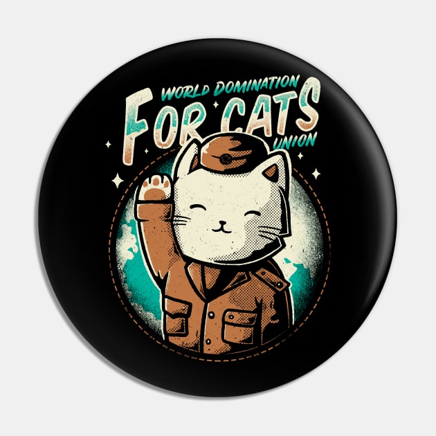 World Domination For Cats Union Pin by Tobe_Fonseca