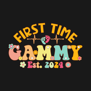 First Time Gammy 2024 Pregnancy Announcement New Gammy T-Shirt