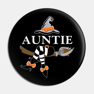 auntie witch halloween Pin