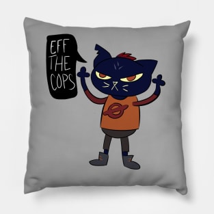 Mae Borowski Night in the Woods - "Eff the Cops" Pillow