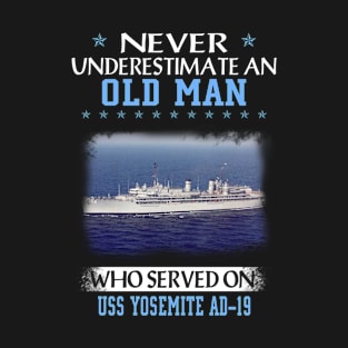 USS Yosemite AD-19 Veterans Day Christmas Gift T-Shirt