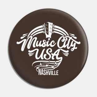 Music City USA Nashville Pin