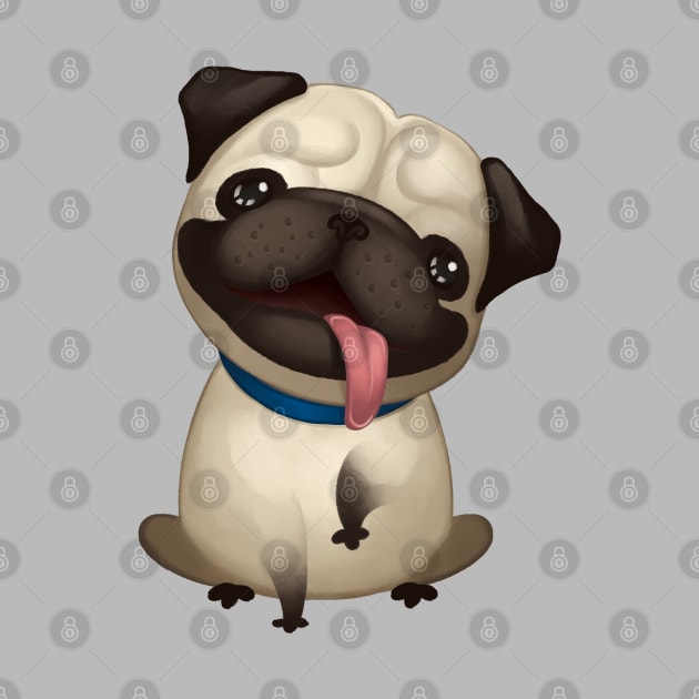 Derpy Pug by supermara