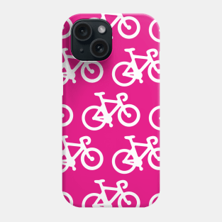 Pink Bike Pattern Phone Case