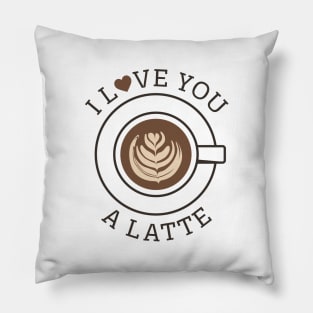 I Love You A Latte Pillow