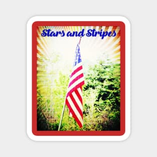 Stars and Stripes USA Flag Magnet
