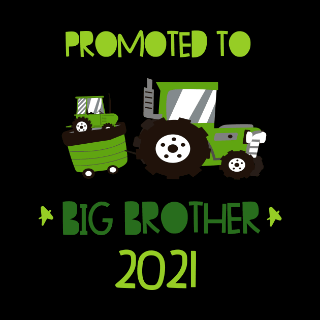 Children's Big Brother Tractor Shirt 2021 by alpmedia