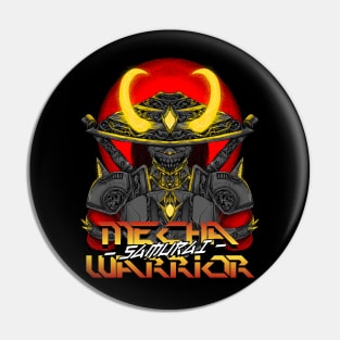 Mecha Samurai Pin