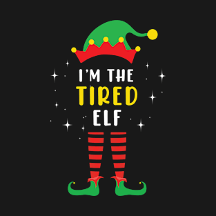 tired elf family matching christmas T-Shirt