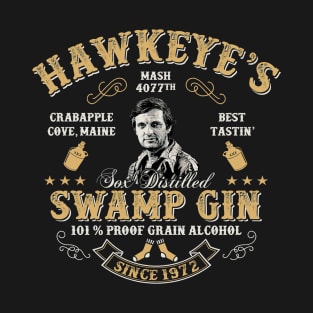 Hawkeye's Swamp Gin MASH 4077 T-Shirt