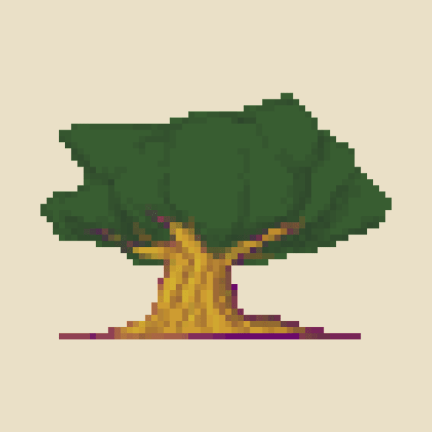 Pixelart Tree by montanhaflorida