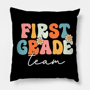 First Grade Team Groovy Back To School 1St Grade Pillow