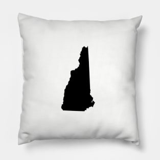 New Hampshire Black Pillow